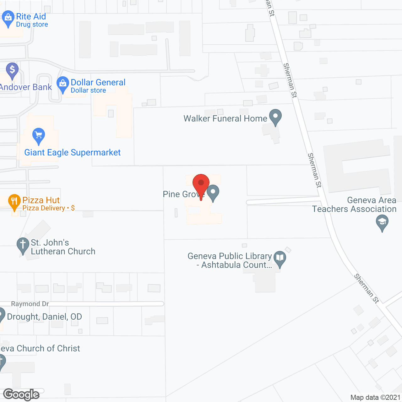 Geneva Health Care Ctr in google map