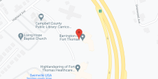 Barrington of Fort Thomas in google map