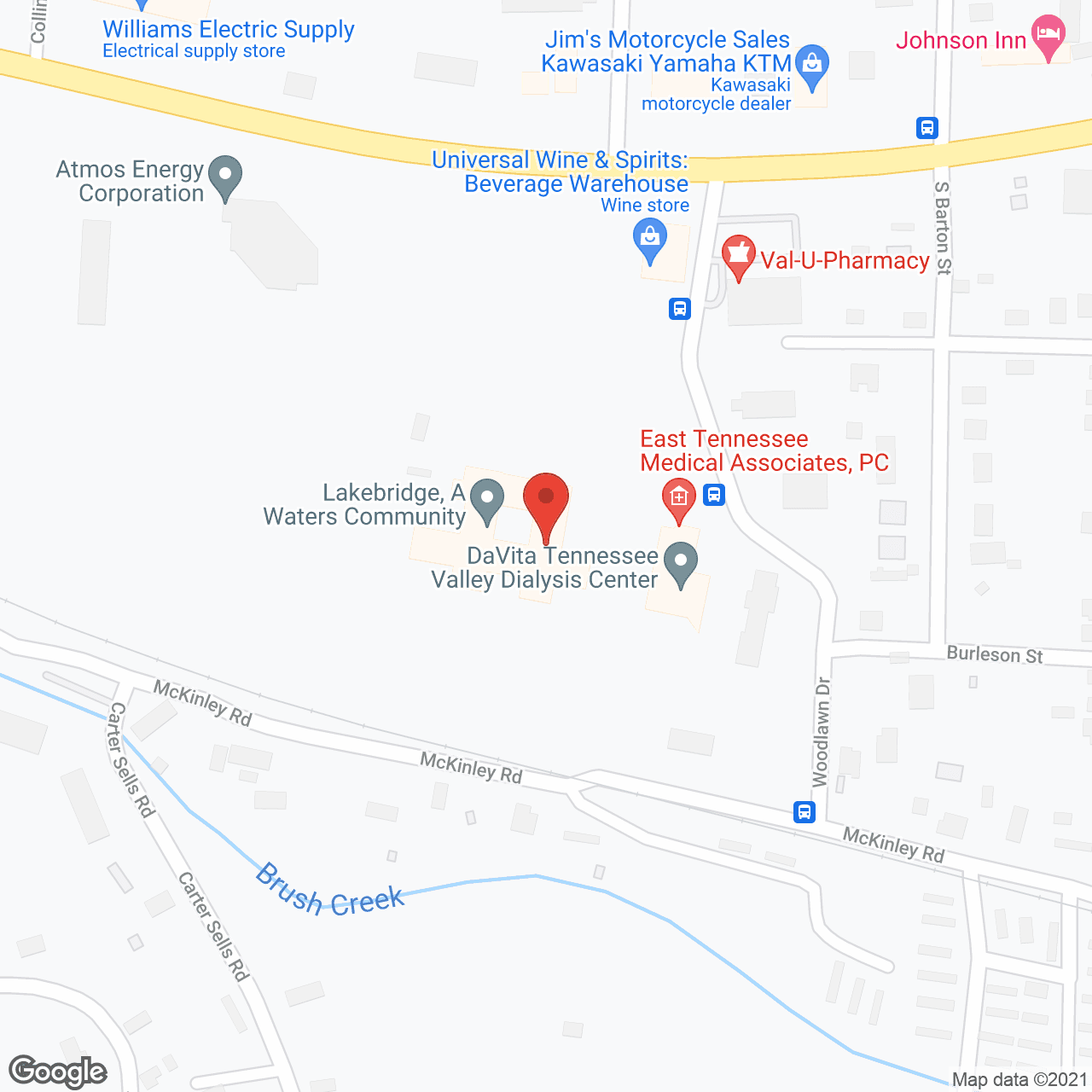 Lakebridge Health Care Ctr in google map