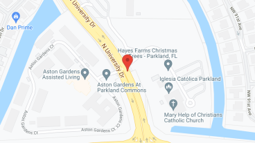 Aston Gardens at Parkland Commons in google map