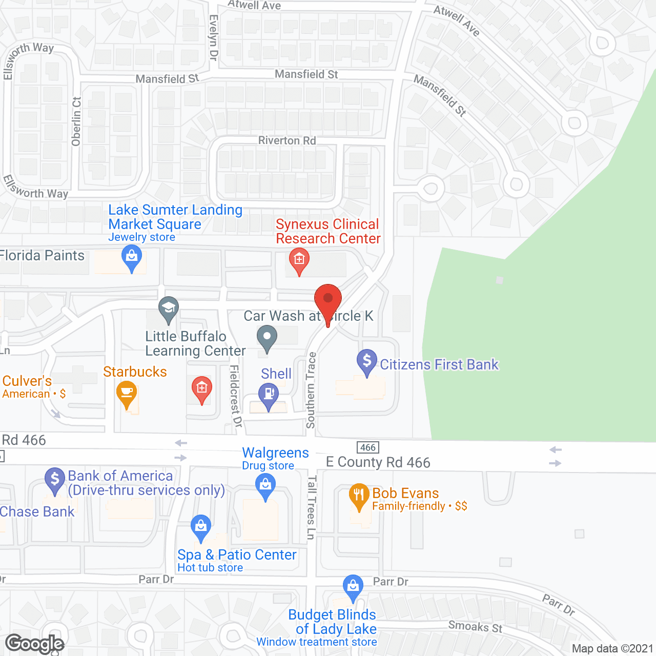 Village Center Community Dev in google map