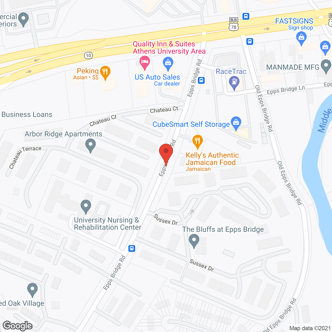 University Nursing & Rehab Ctr in google map