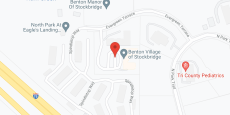 Benton Village of Stockbridge in google map