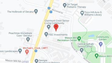 Clairmont Crest Senior Living in google map