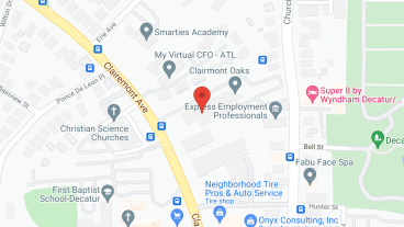 Clairmont Oaks in google map