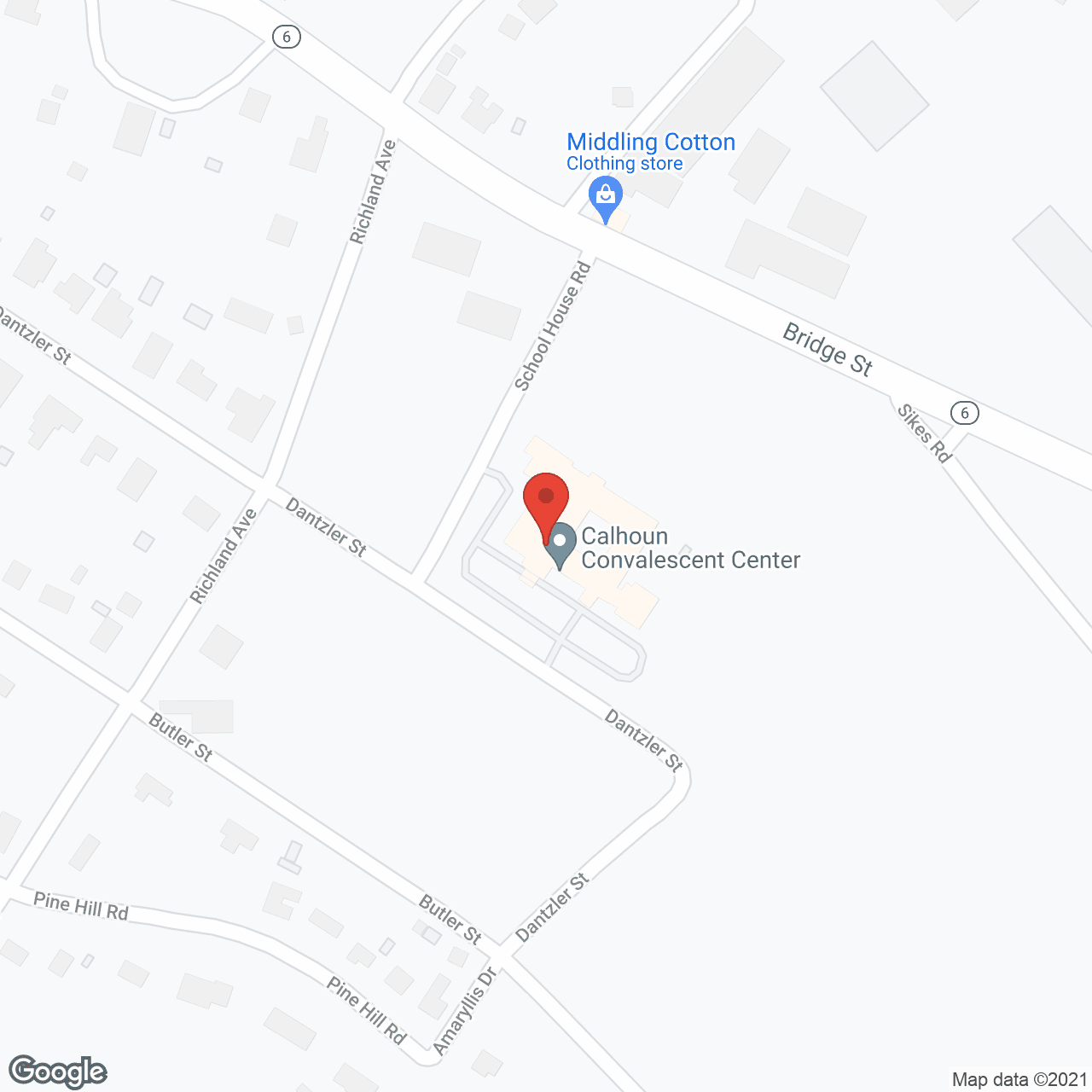 Calhoun Convalescent Ctr Inc in google map