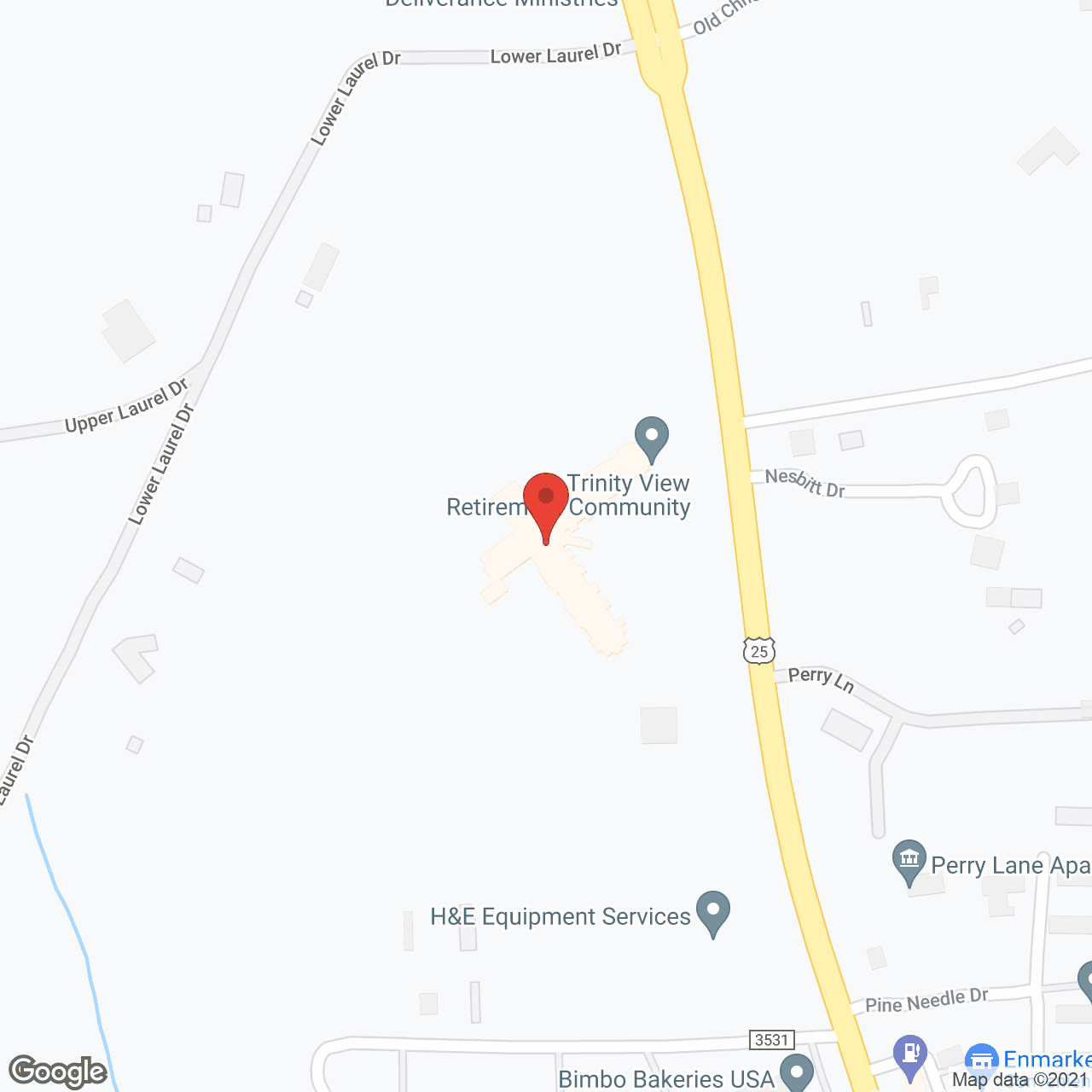 Trinity View Retirement Community in google map