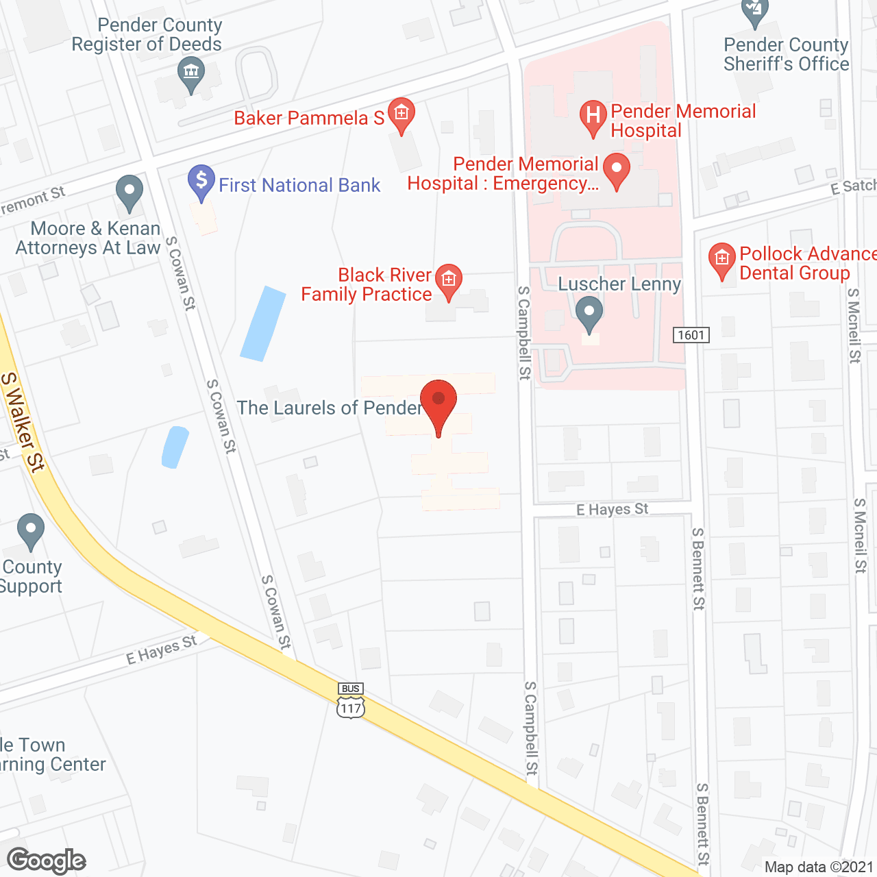 Huntington Health Care in google map