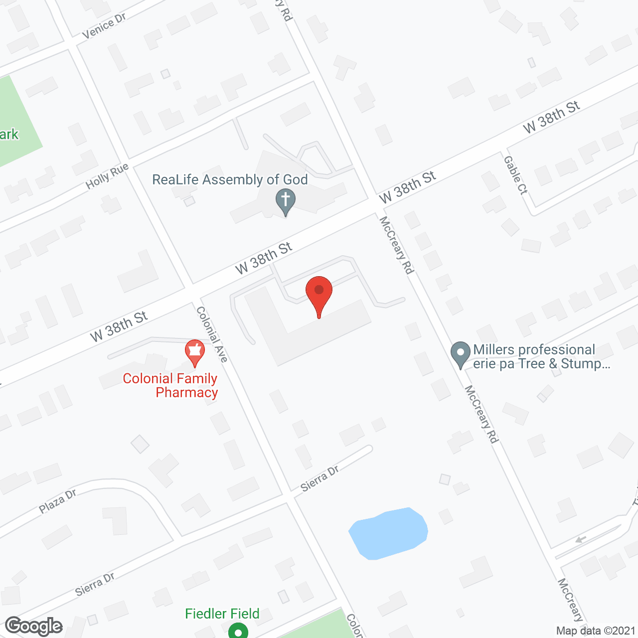 Parkside at Westminster in google map