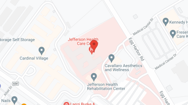 Jefferson Health Care in google map