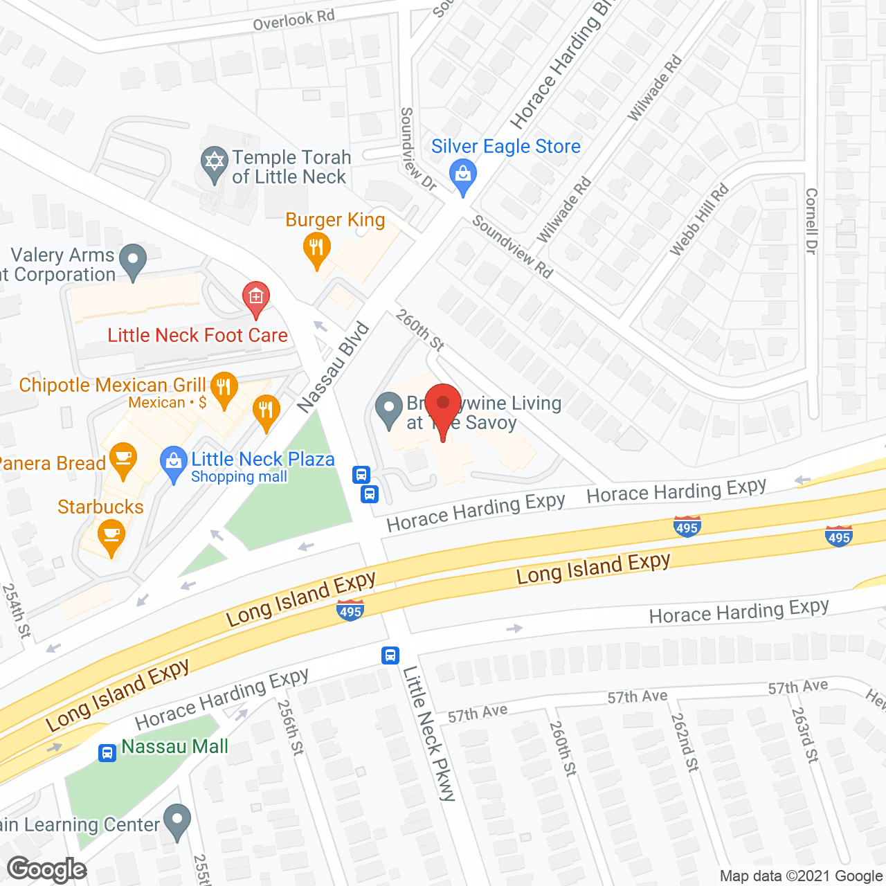 Brandywine Senior Living at Savoy in google map