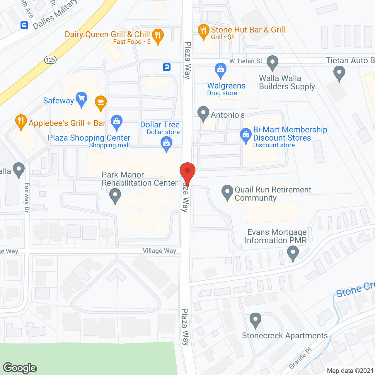 Quail Run Retirement Community in google map