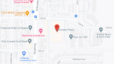 Everett Plaza in google map