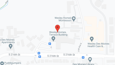 Wesley Homes Des Moines in google map