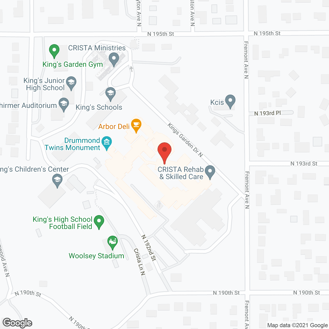 Crista Ministries in google map