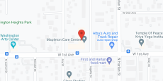 Mapleton Care Center in google map