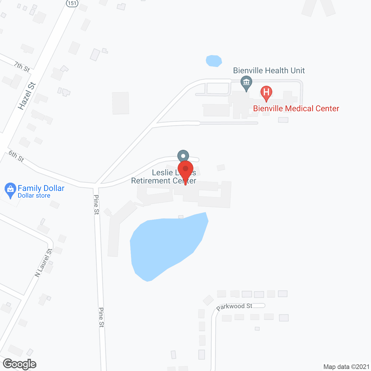 Baptist Retirement Ctr in google map