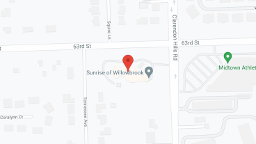 Sunrise of Willowbrook in google map