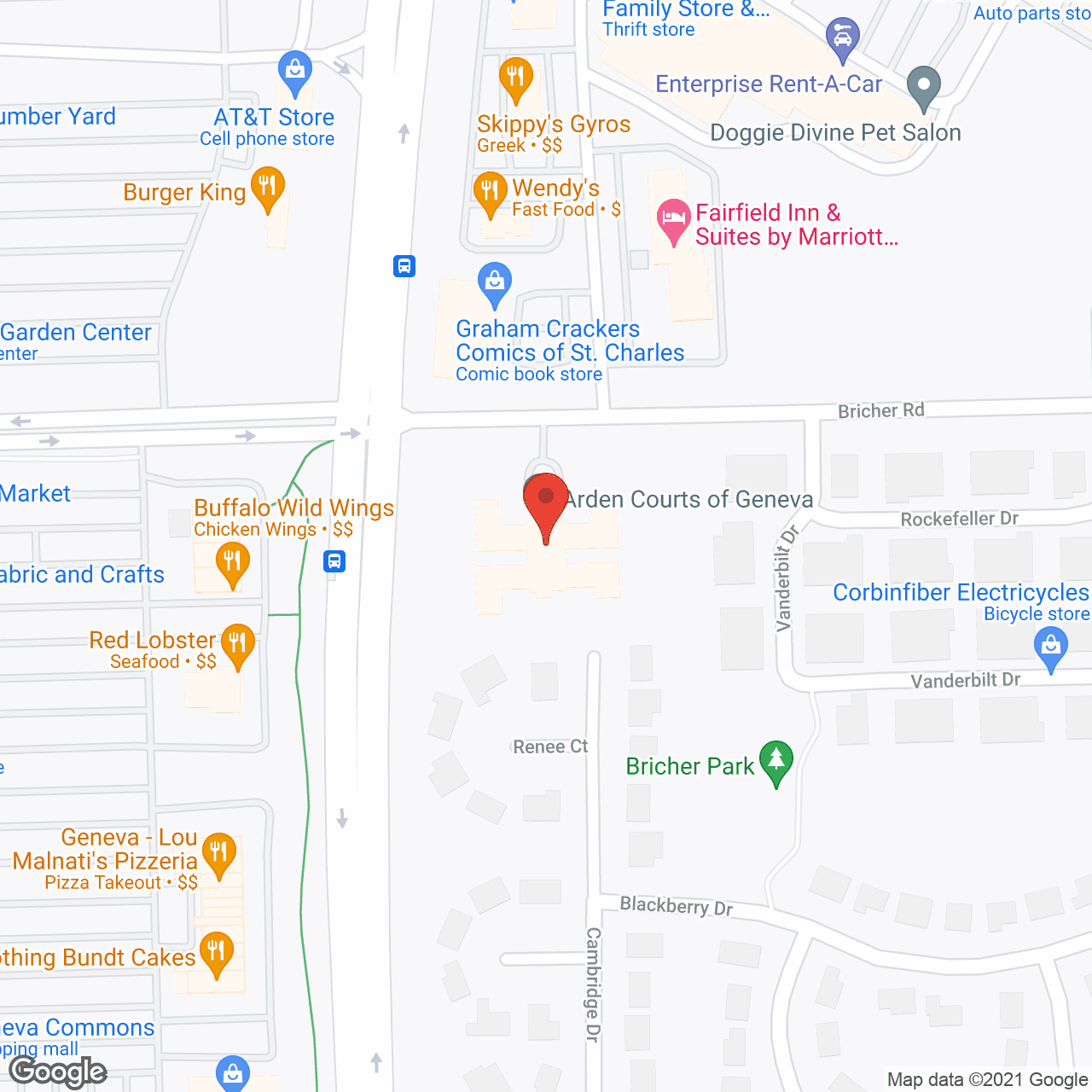 Arden Courts A ProMedica Memory Care Community in Geneva in google map