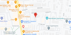 Liberty Towers in google map