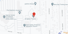 St Sarkis Towers in google map