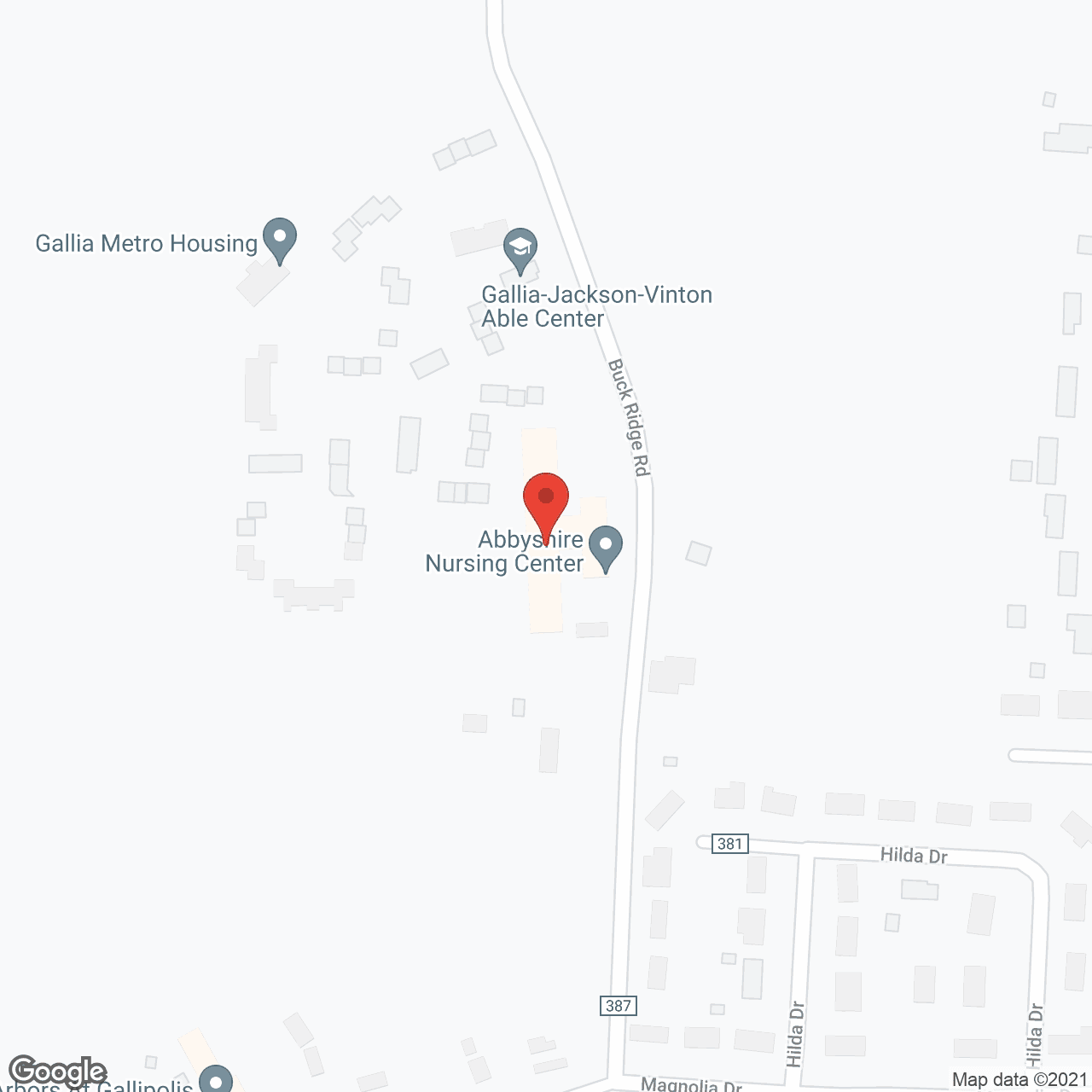 Scenic Hills Nursing Ctr in google map