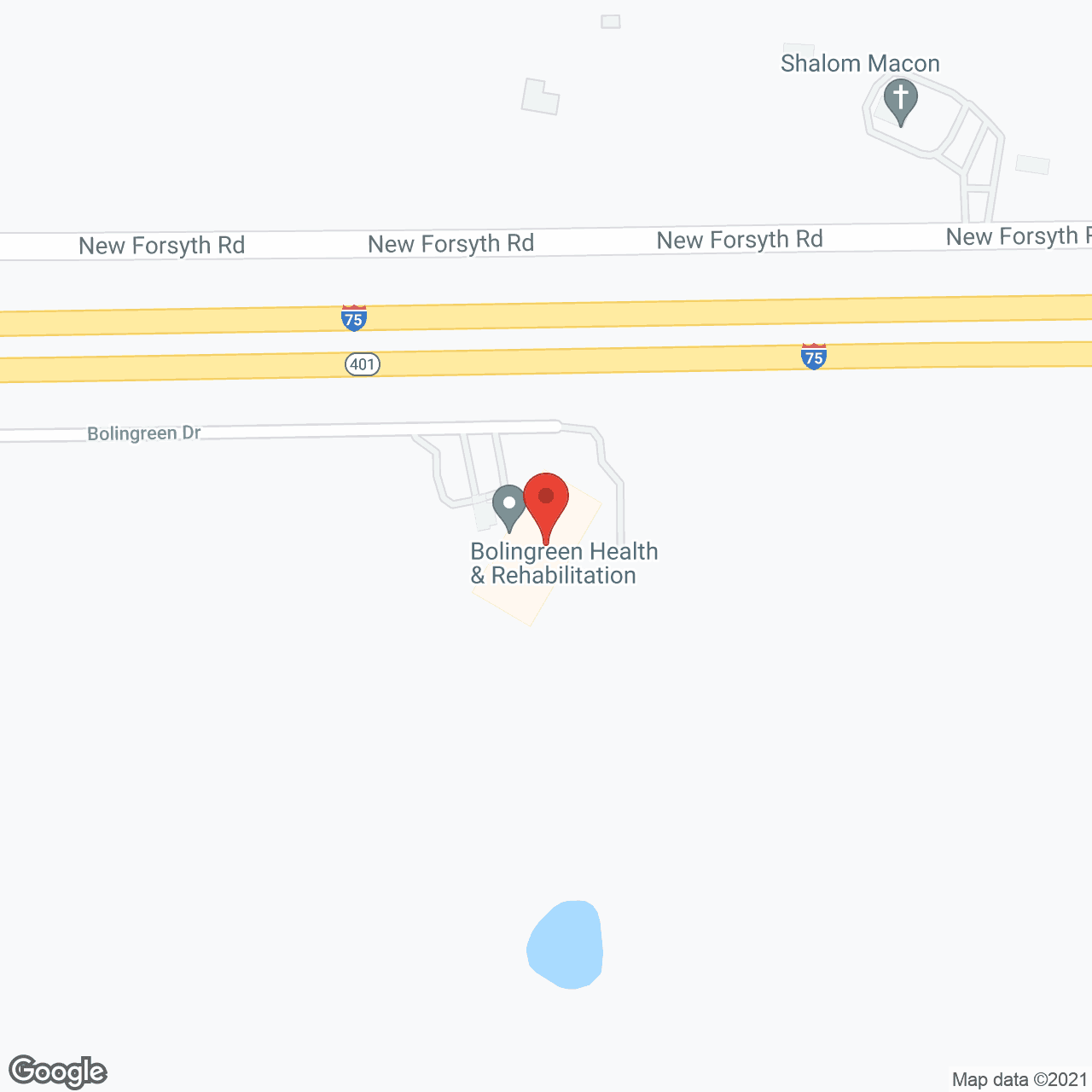 Bolingreen Nursing Ctr in google map