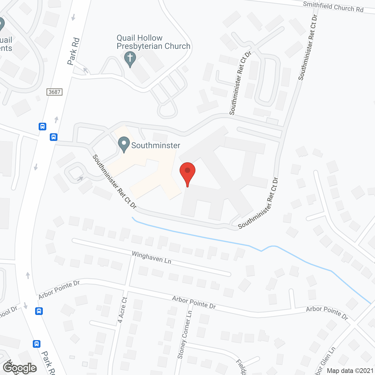 Southminster Retirement Comm in google map