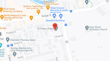 St Peter's Place in google map