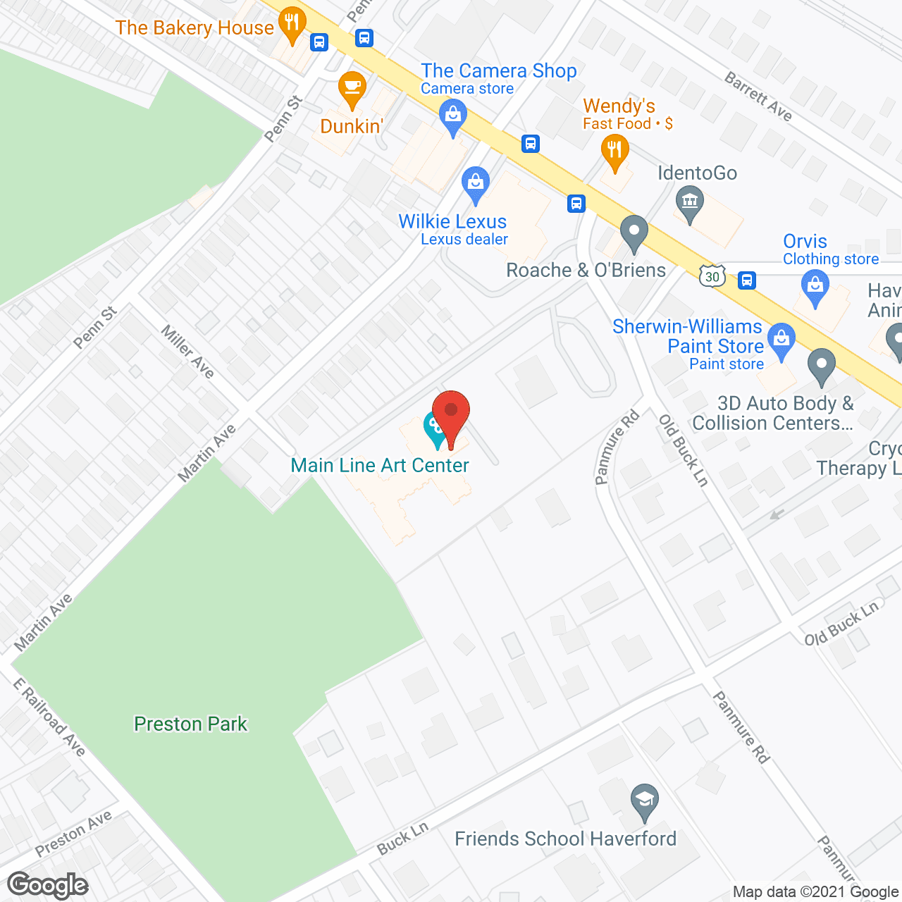 Brandywine Senior Living at Haverford Estates in google map