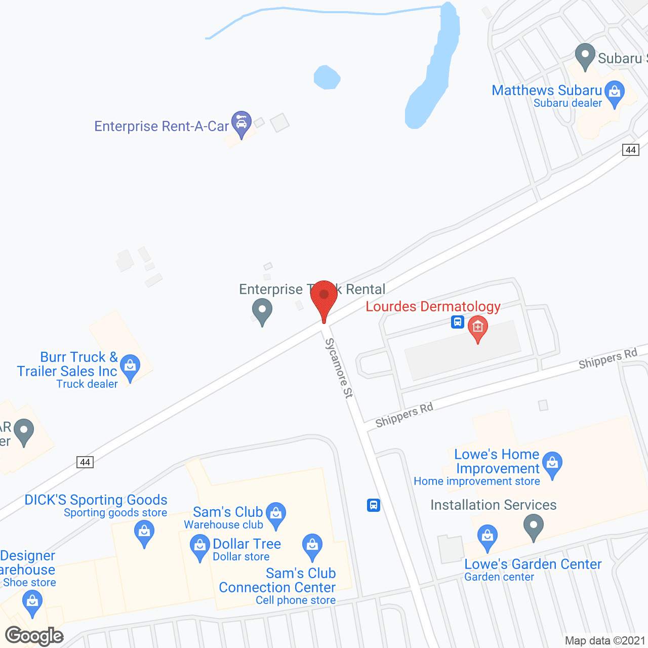 Vestal Nursing Ctr in google map