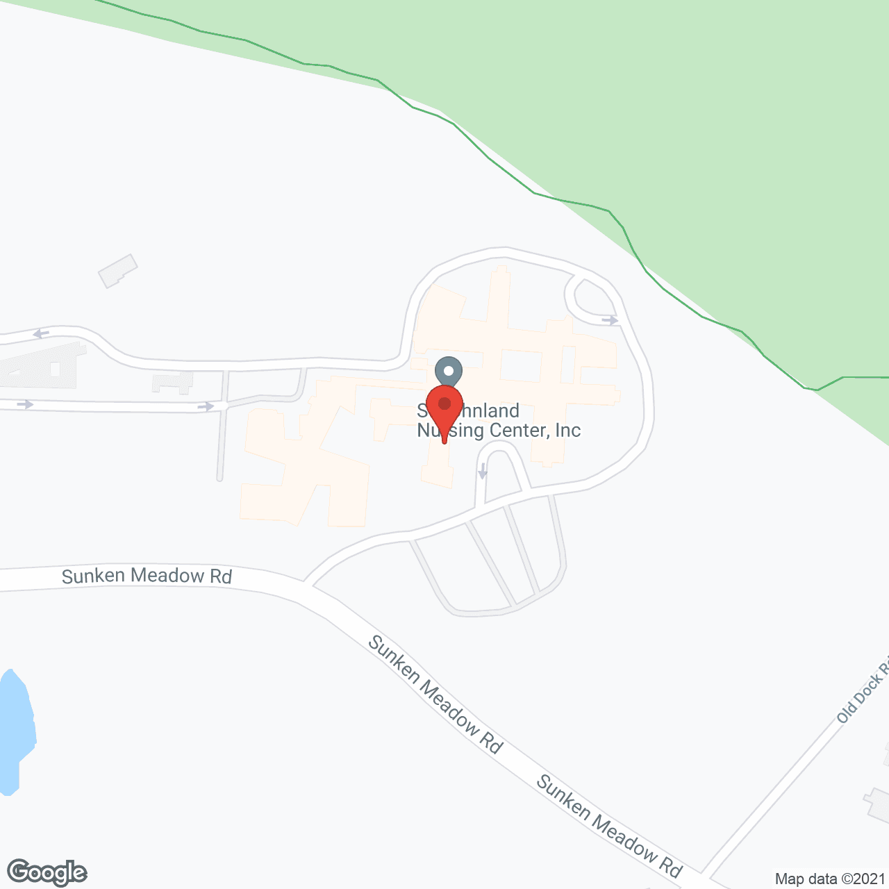 St. Johnland Nursing Ctr in google map