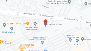 Audubon Towers in google map