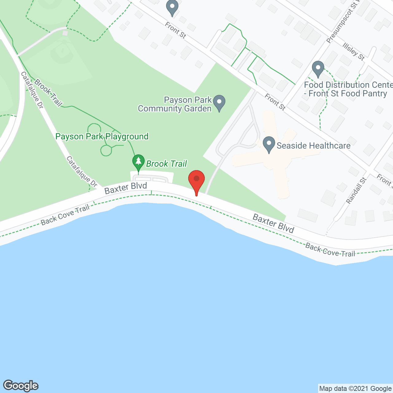 Seaside Nursing & Retirement in google map