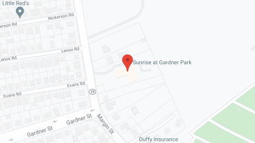 Sunrise of Gardner Park in google map