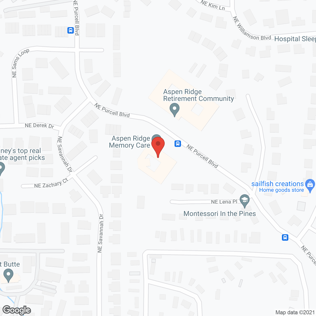 Aspen Ridge Retirement Residence in google map