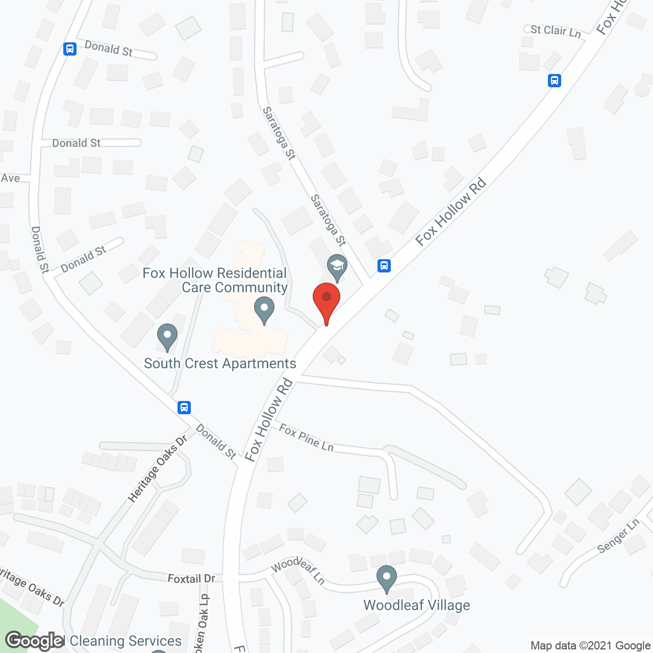 Fox Hollow Residential Care in google map