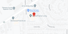 Red Bluff Senior Living in google map