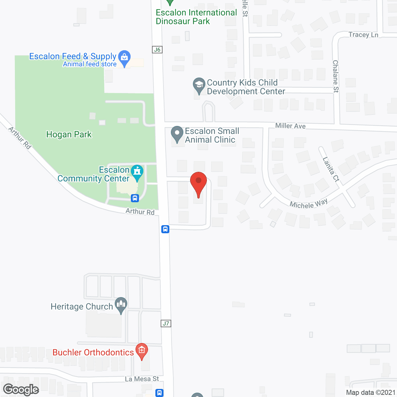 Escalon Heritage House Senior in google map