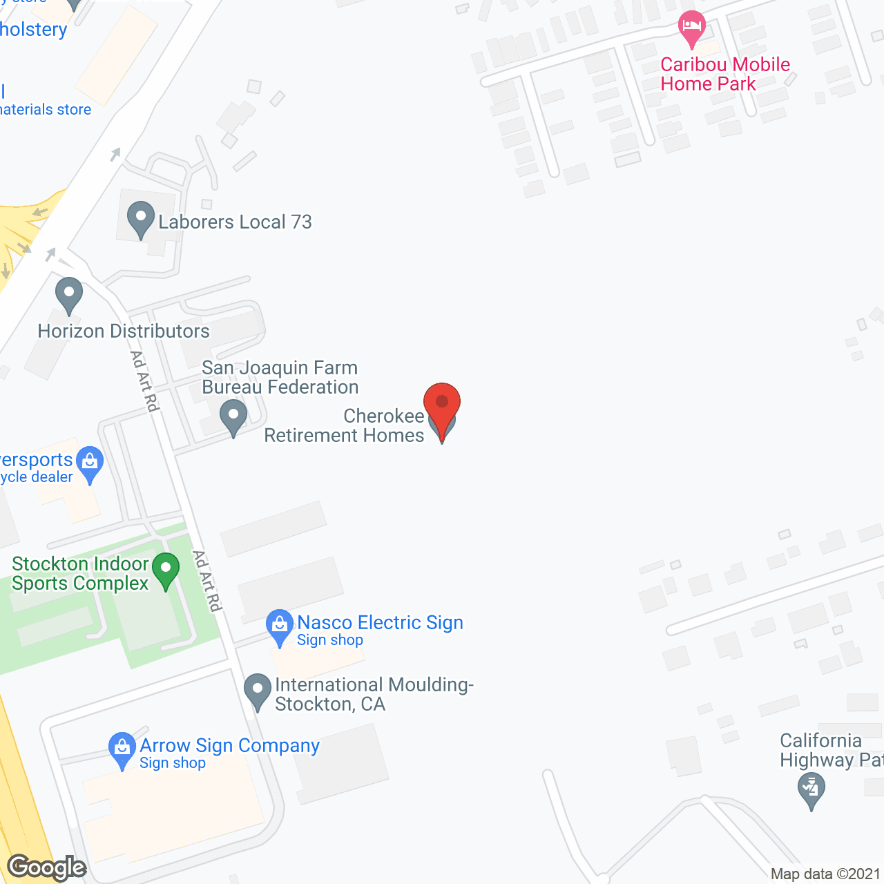 Cherokee Retirement Homes in google map