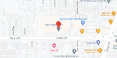 The Kensington in google map