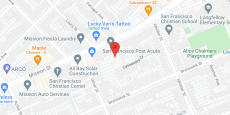 San Francisco Post Acute in google map