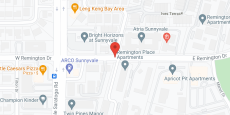 Atria Sunnyvale in google map
