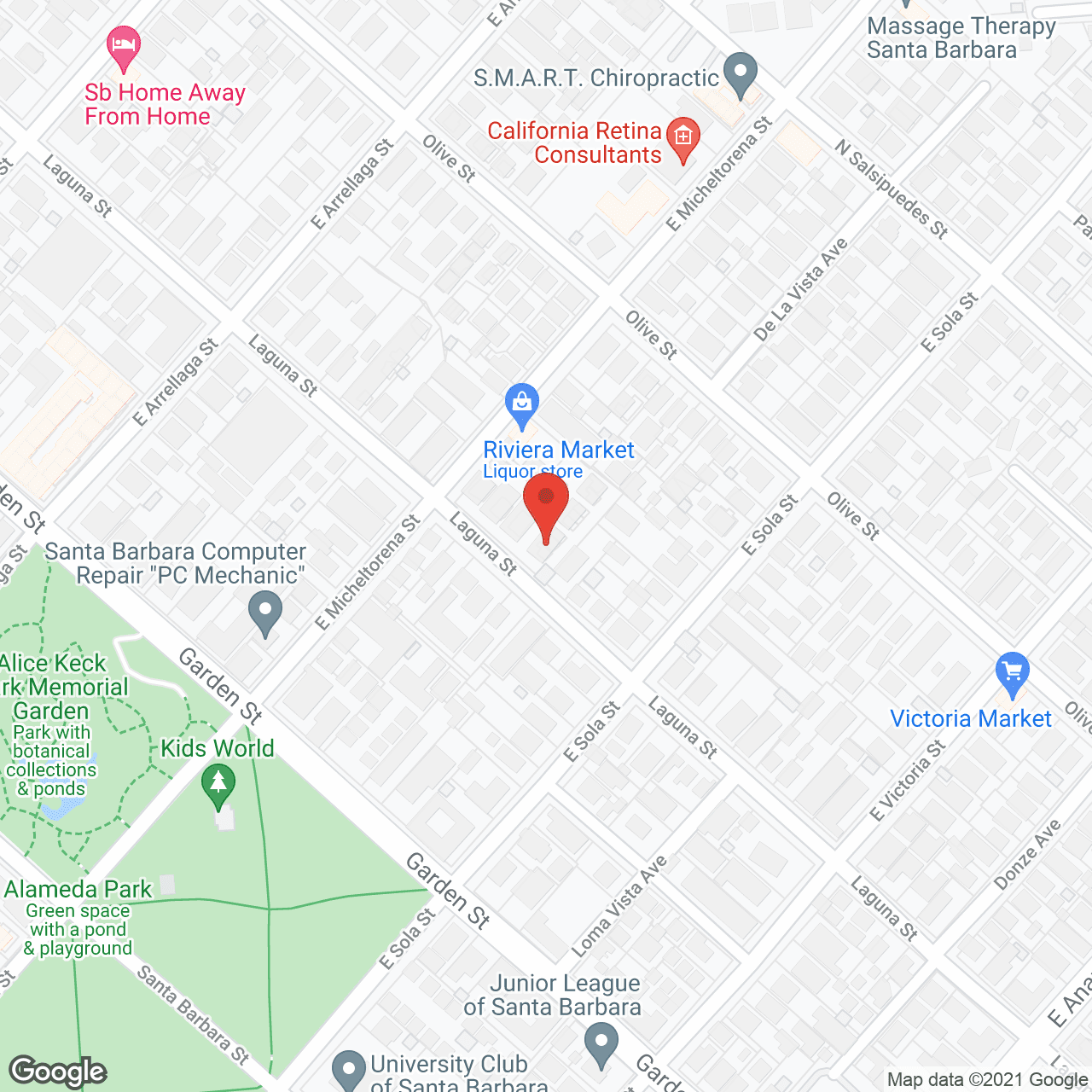 Villa Laguna in google map