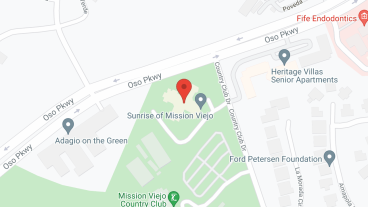 Sunrise of Mission Viejo in google map