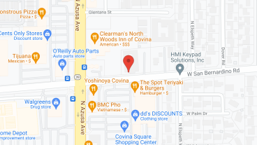 Atria Covina in google map