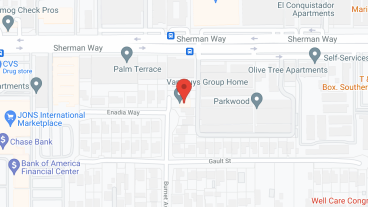 Van Nuys Group Home in google map