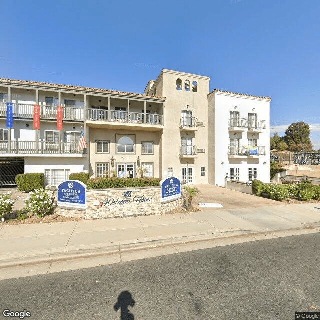 street view of Pacifica Senior Living Santa Clarita