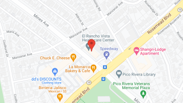 El Rancho Vista Convalescent in google map