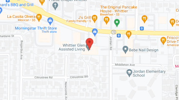 Whittier Glen in google map